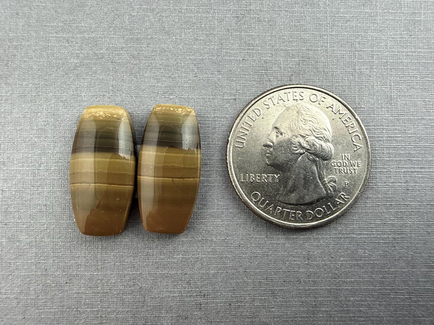 Oregon Blue Mountain Jasper Pair | Mined in the USA | JS323 - Blue Mountain Jasper, Oregon Gemstone - GemEnthusiast