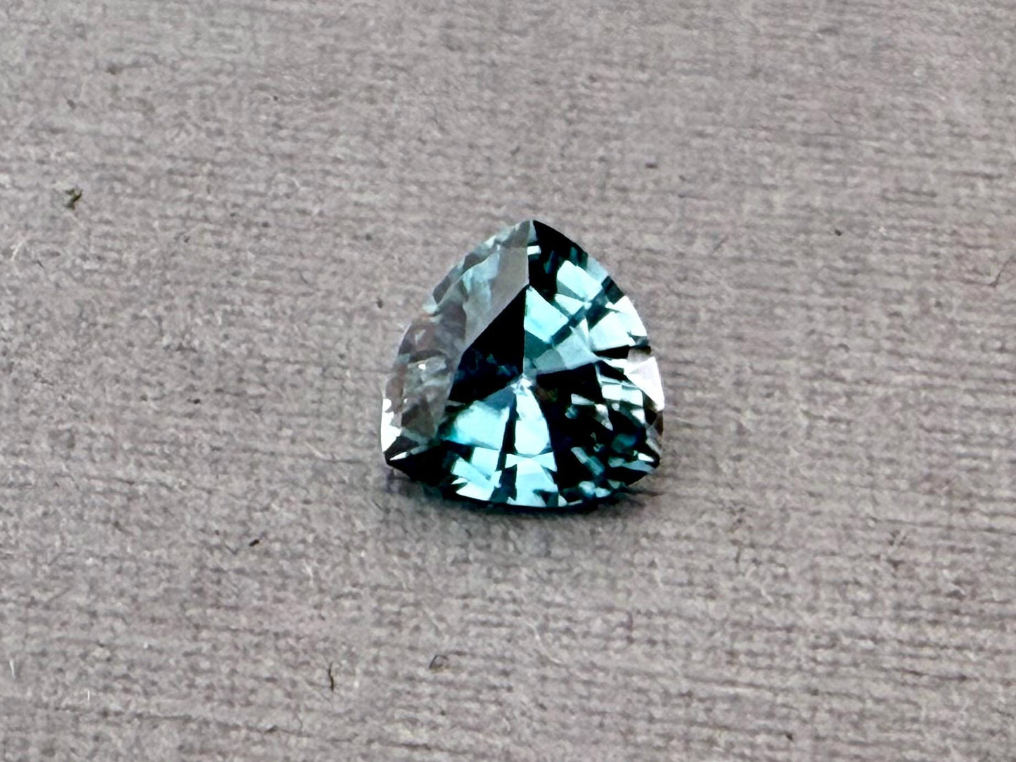 Blue Zircon Trillion Cut | Natural Gemstone | 4.9 x 4.8 mm | ZC102 - Natural Zircon - GemEnthusiast