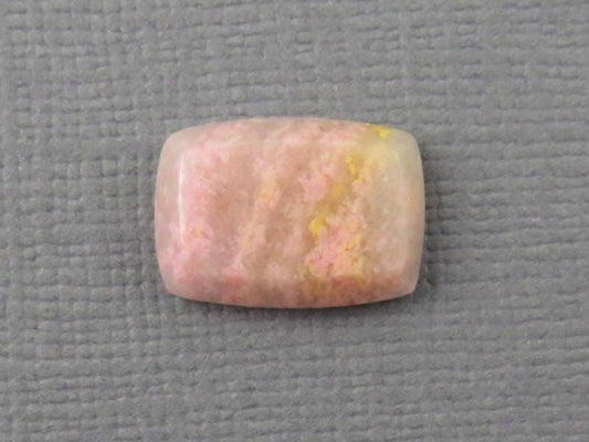 Sunset Rhodonite | 13x9 mm | Natural Cabochon Mined in Italy | RD102 - Sunset Rhodonite, Spessartite Garnet - GemEnthusiast