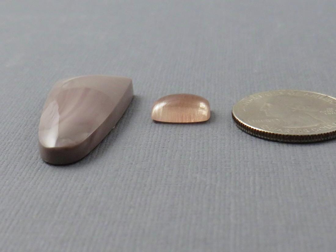 Willow Creek Jasper from Idaho, 12x8 Oregon Sunstone | American Gemstone Set | SET101 - Oregon Sunstone, Willow Creek Jasper - GemEnthusiast