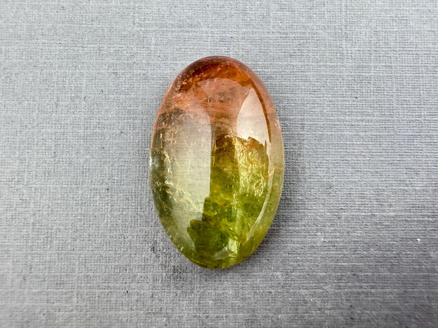 Incredible Watermelon Tourmaline Oval Cabochon | Natural Gemstones | 25x16 mm | P203 - Gem Enthusiast