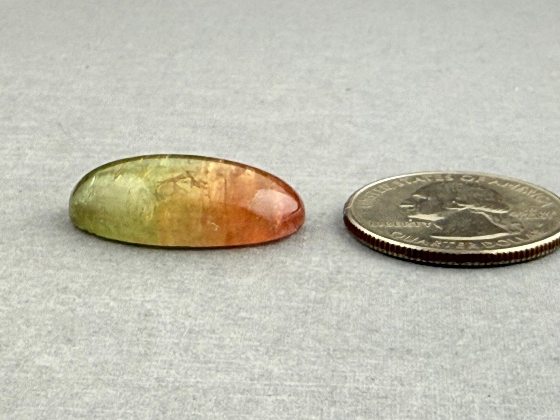 Incredible Watermelon Tourmaline Oval Cabochon | Natural Gemstones | 25x16 mm | P203 - Gem Enthusiast