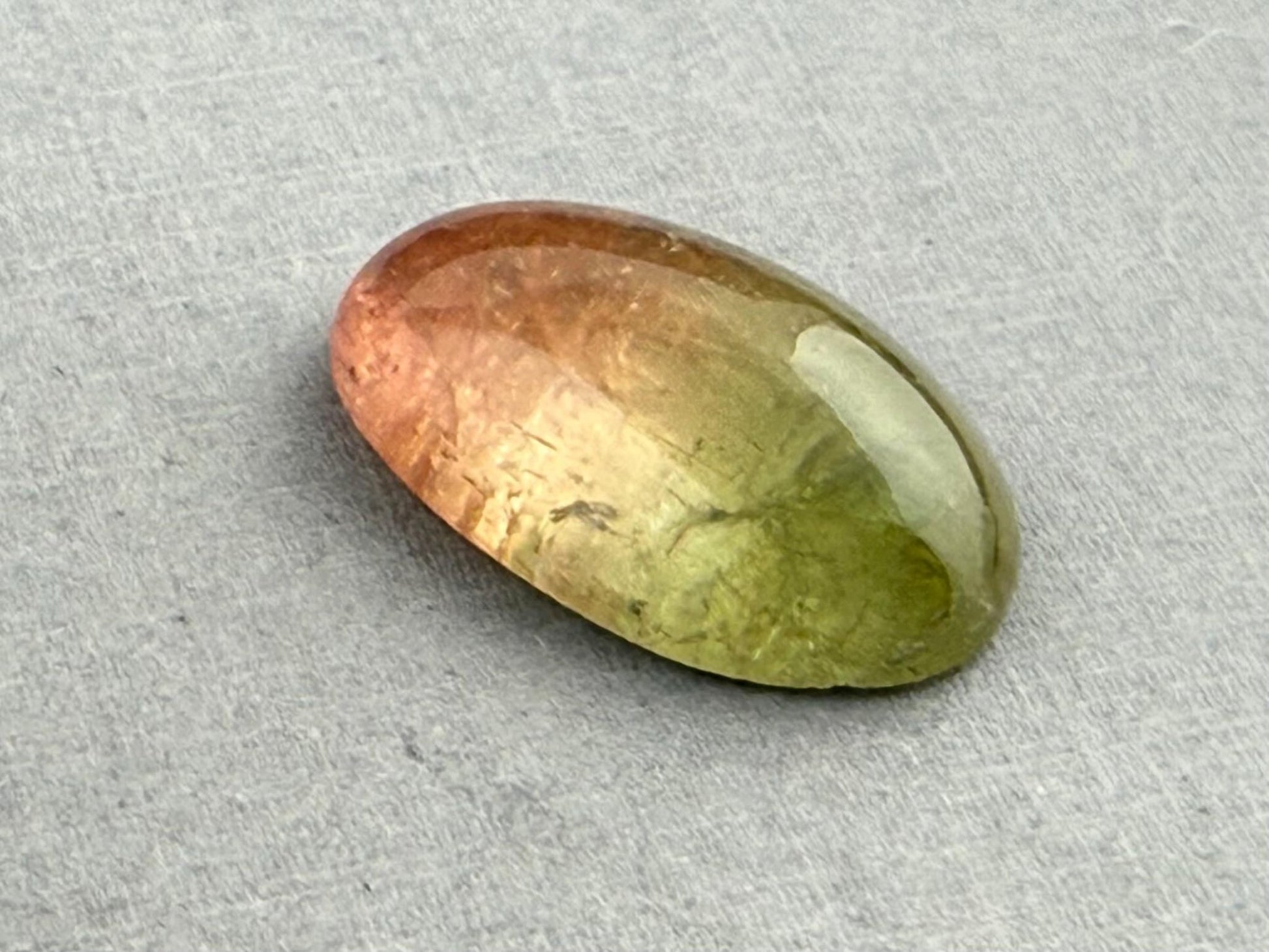 Incredible Watermelon Tourmaline Oval Cabochon | Natural Gemstones | 25x16 mm | P203 - Gem Enthusiast