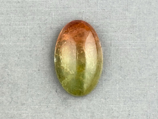 Incredible Watermelon Tourmaline Oval Cabochon | Natural Gemstones | 25x16 mm | P203 - Gem Enthusiast