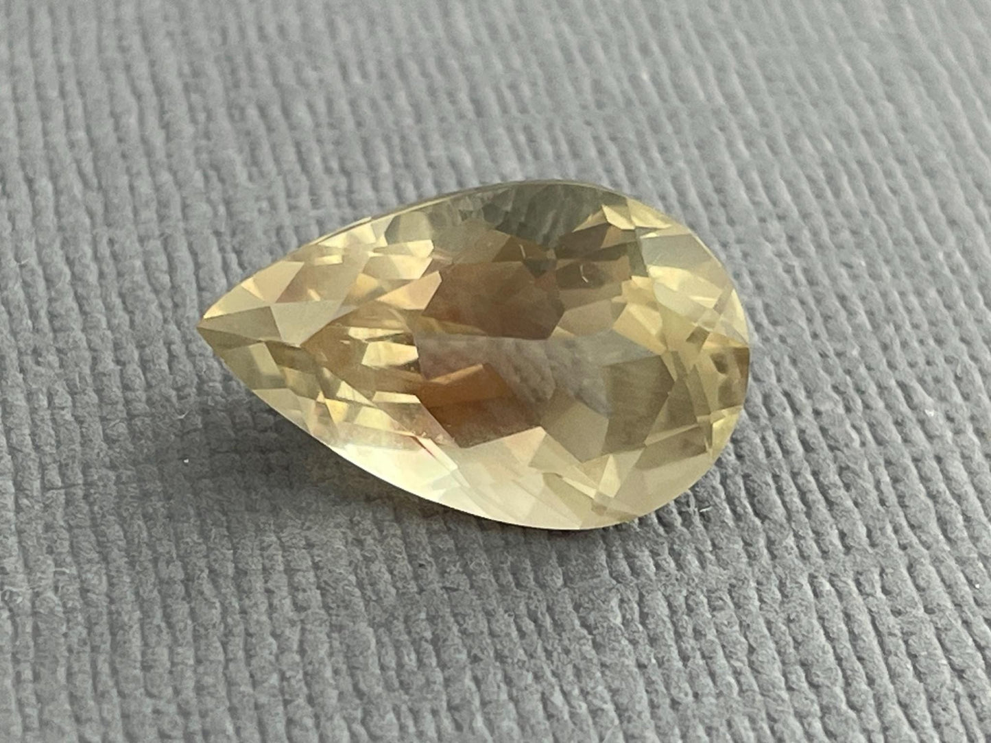 LARGE 15x10mm Oregon Sunstone Pear Gemstone | 5.8 carats | OSF189 - Oregon Sunstone - Gem Enthusiast