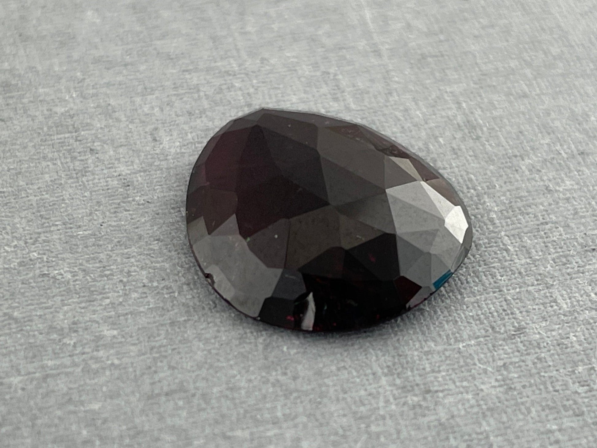 Large Dark Rubellite Tourmaline Rose Cut Cabochon | Natural Gemstone | 7.24 carats | TR130 - Gem Enthusiast