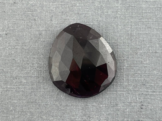 Large Dark Rubellite Tourmaline Rose Cut Cabochon | Natural Gemstone | 7.24 carats | TR130 - Gem Enthusiast