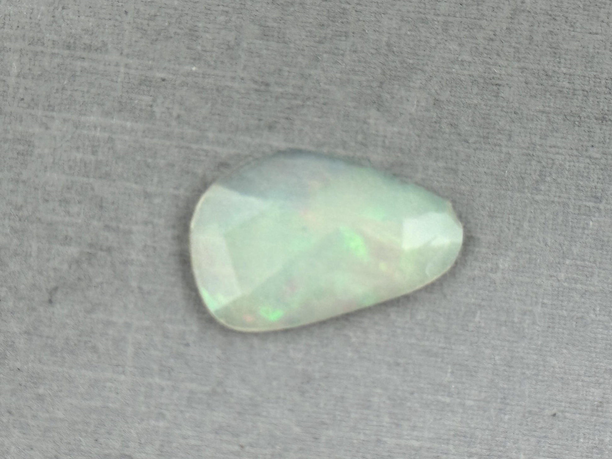 Large Ethiopian Opal with Fire | 18x12x2.7 | Rose Cut Gemstone| 2.77 cts | OP484 - Opal - Gem Enthusiast