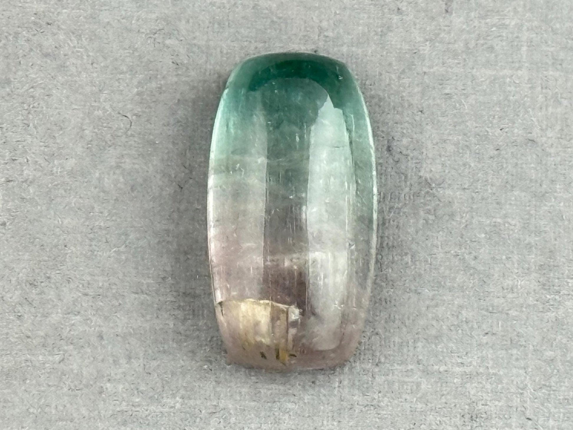 Large Multi - color Tourmaline Cabochon | 22x12 mm | P202 - Gem Enthusiast