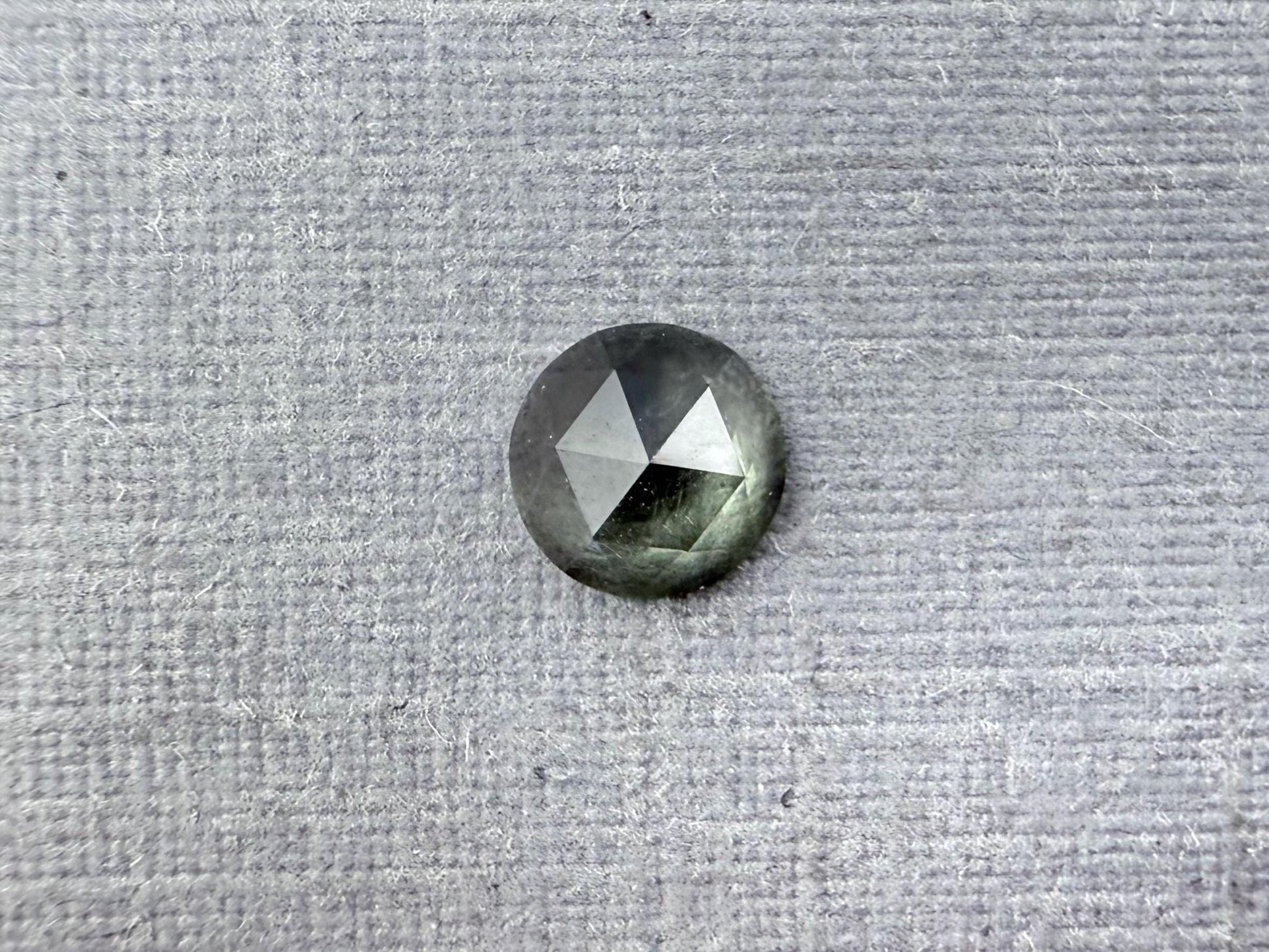 Montana Sapphire Rose Cut | 5mm Round Cabochon | Natural Loose Gemstone | SA300 - Gem Enthusiast