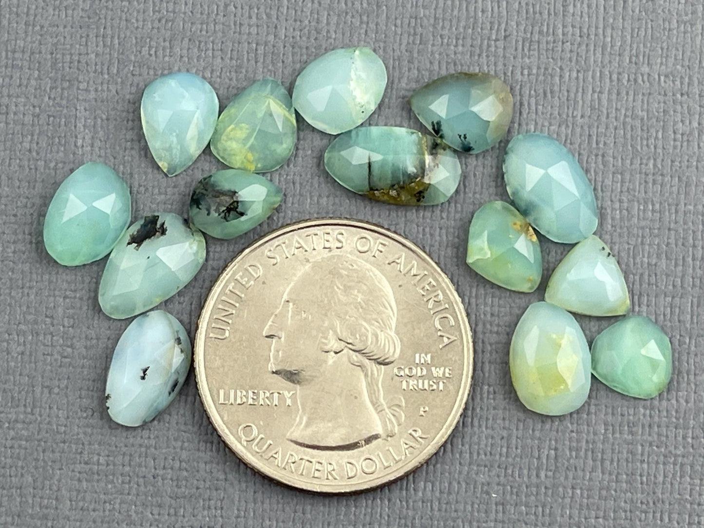 Peruvian Opal Rose Cut Lot | 13.3 carats | PO427 - Opal - Gem Enthusiast
