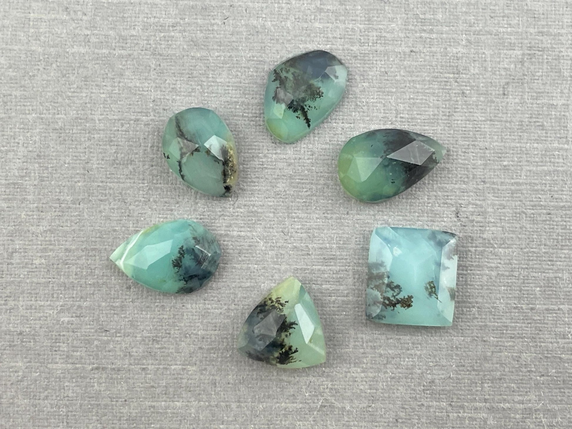 Peruvian Opal Rose Cut Lot | 5.7 carats | PO384 - Opal - Gem Enthusiast