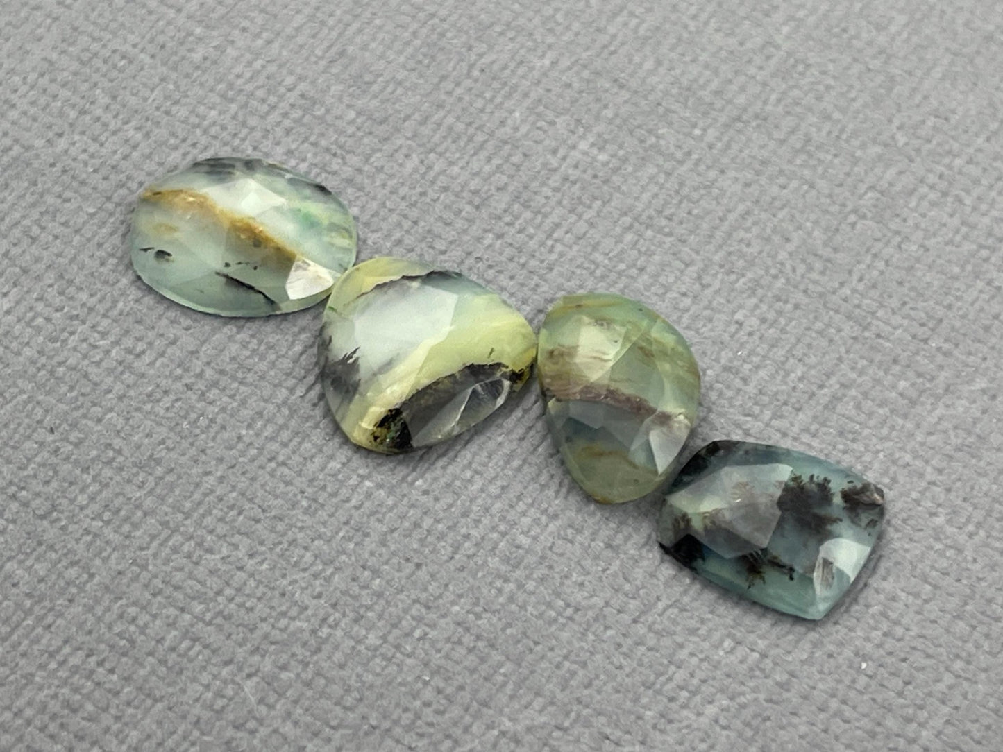 Peruvian Opal Rose Cut Lot | 9 - 13mm | 4.88 carats | PO425 - Opal - Gem Enthusiast