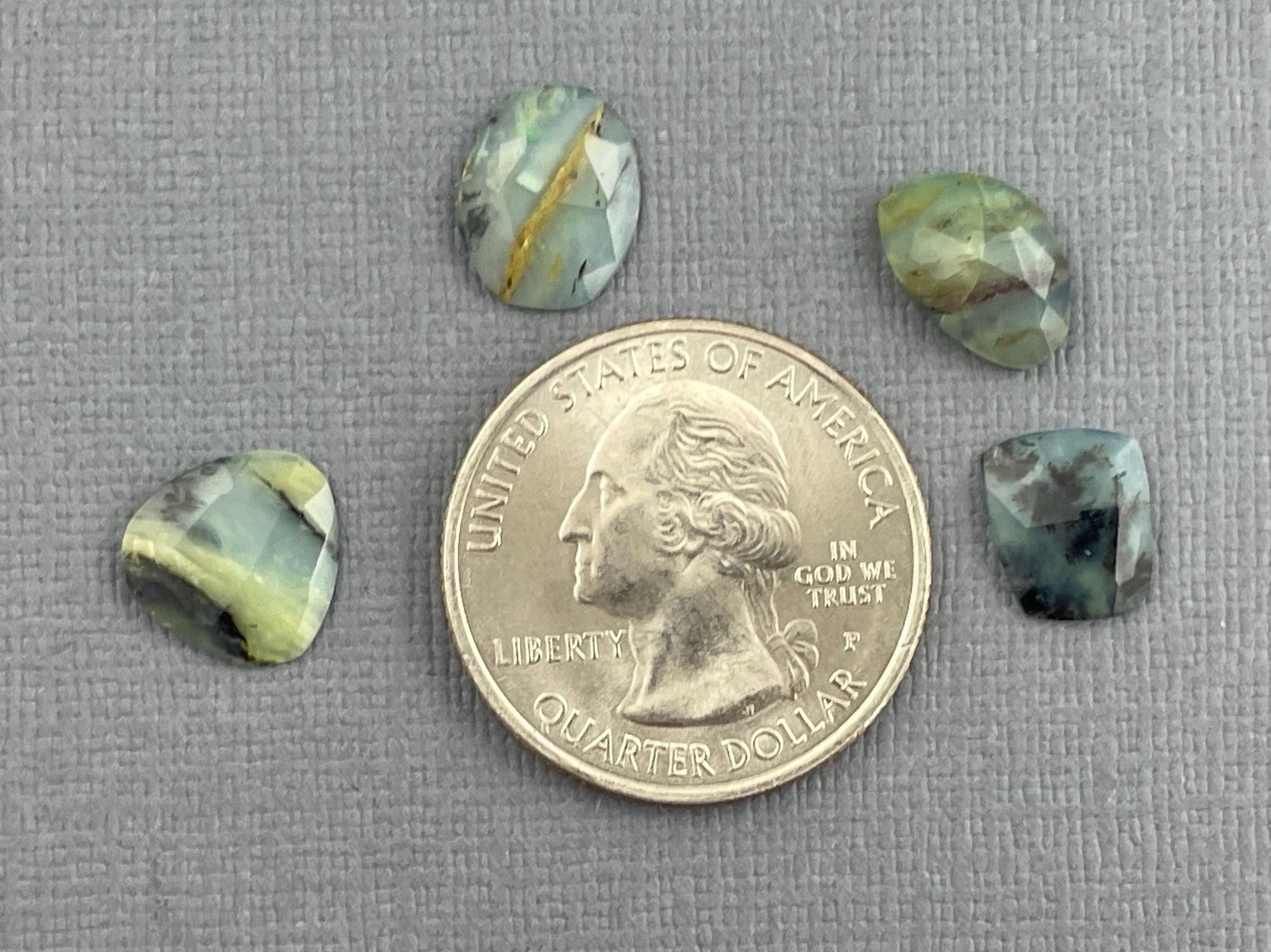 Peruvian Opal Rose Cut Lot | 9 - 13mm | 4.88 carats | PO425 - Opal - Gem Enthusiast