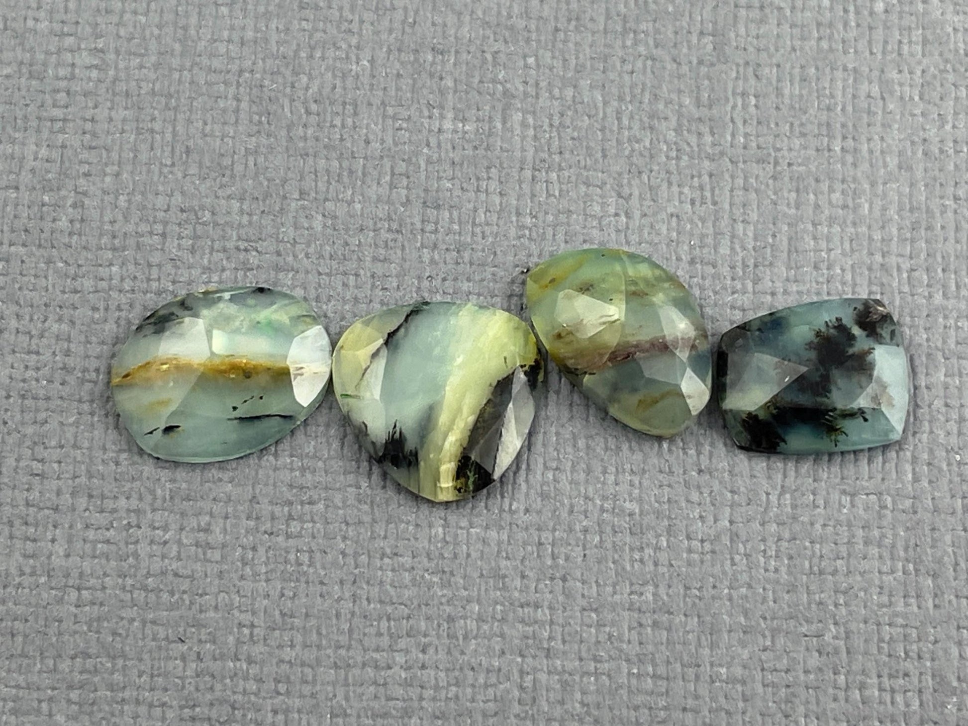 Peruvian Opal Rose Cut Lot | 9 - 13mm | 4.88 carats | PO425 - Opal - Gem Enthusiast