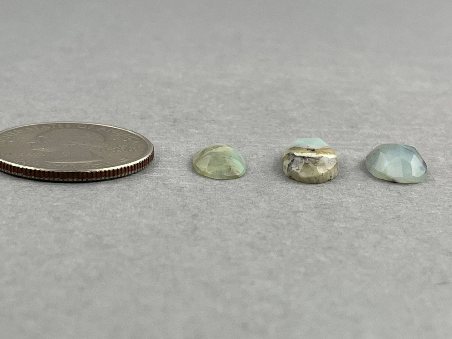 Peruvian Opal Rose Cut Pear Lot | 6.1 carats | PO413 - Opal - Gem Enthusiast