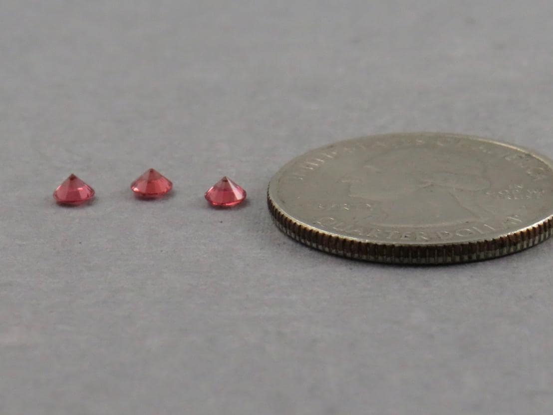 Red Spinel Lot | 3.4mm Faceted Round | Natural Gemstone | SL125 - Gem Enthusiast