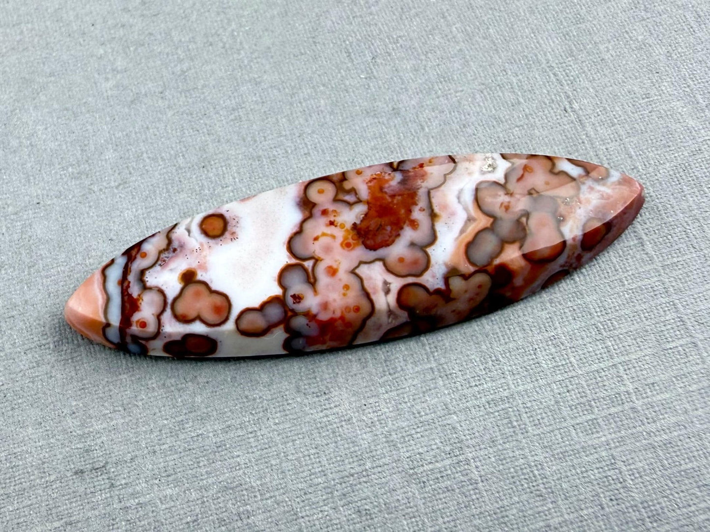 River Jasper Pair | Natural Orbicular Gemstone from Indonesia | JS214 - Gem Enthusiast