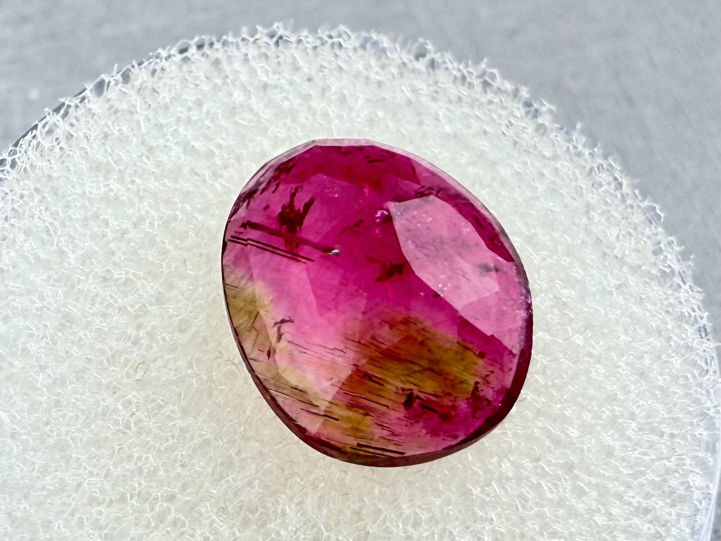 Rubellite Tourmaline Rose Cut Cabochon | Natural Gemstone | 3.5 carats | TR144 - Gem Enthusiast