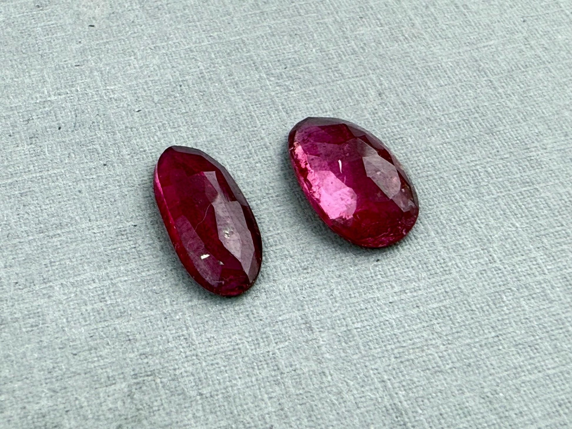 Rubellite Tourmaline Rose Cut Cabochon | Natural Gemstone | 4.55 carats | TR141 - Gem Enthusiast