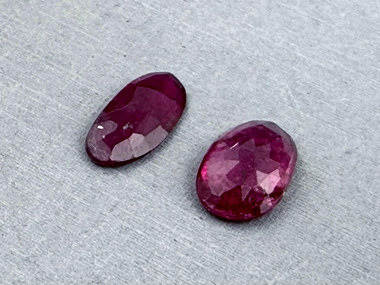 Rubellite Tourmaline Rose Cut Cabochon | Natural Gemstone | 4.55 carats | TR141 - Gem Enthusiast
