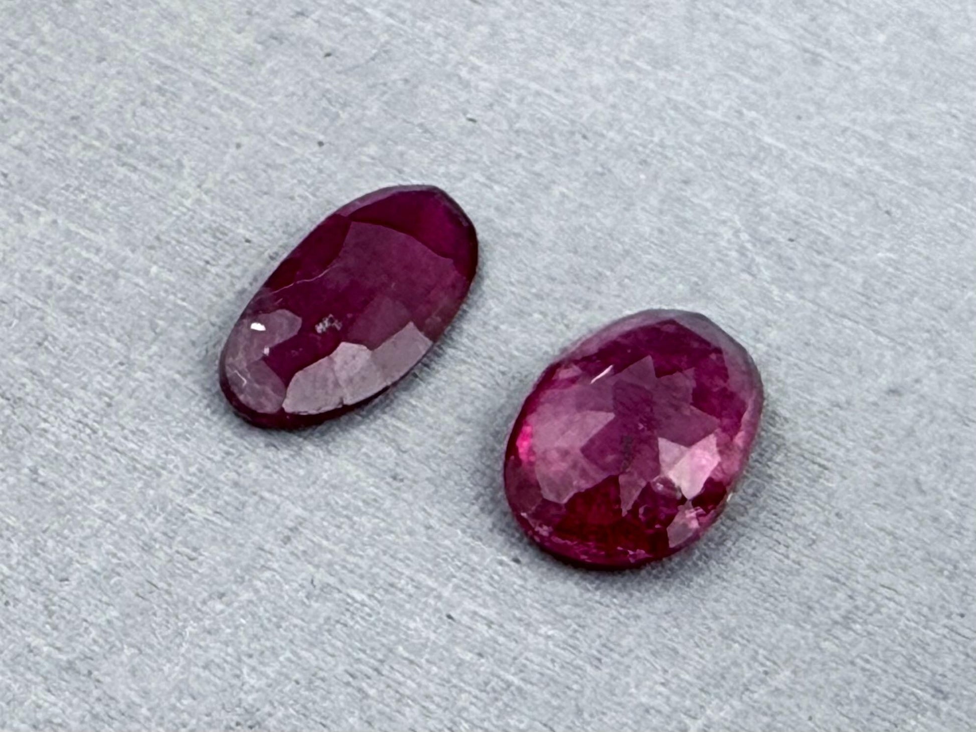 Rubellite Tourmaline Rose Cut Cabochon | Natural Gemstone | 4.55 carats | TR141 - Gem Enthusiast