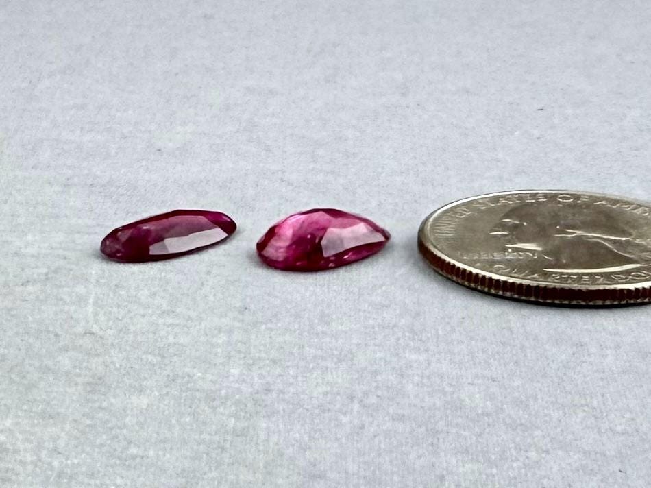 Rubellite Tourmaline Rose Cut Cabochon | Natural Gemstone | 4.55 carats | TR141 - Gem Enthusiast