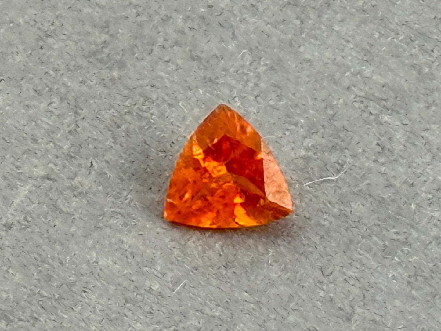 Spessartine Garnet Trillion | Mandarin Orange | 5.5mm | GS122 - Gem Enthusiast