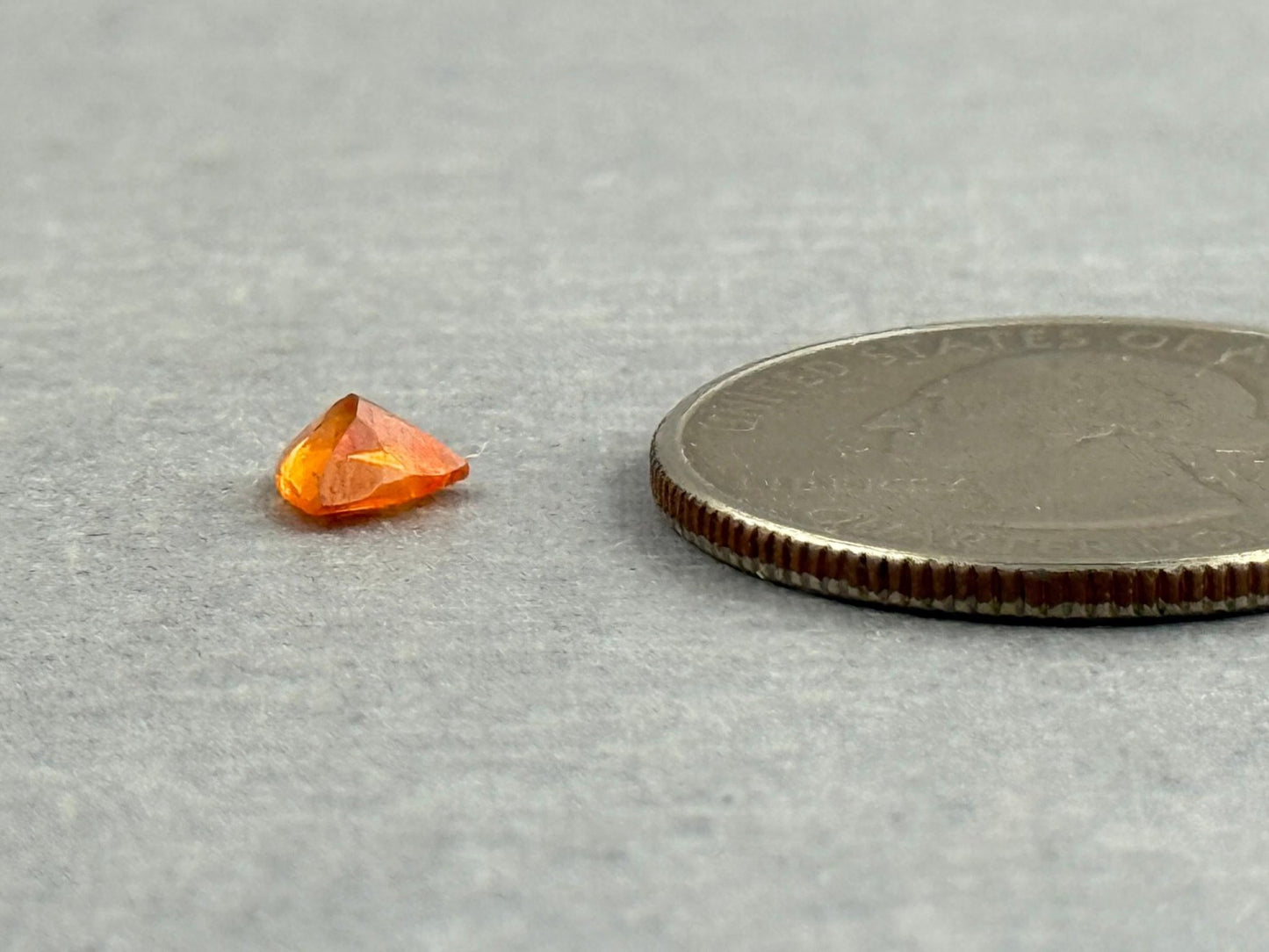 Spessartine Garnet Trillion | Mandarin Orange | 5.5mm | GS122 - Gem Enthusiast