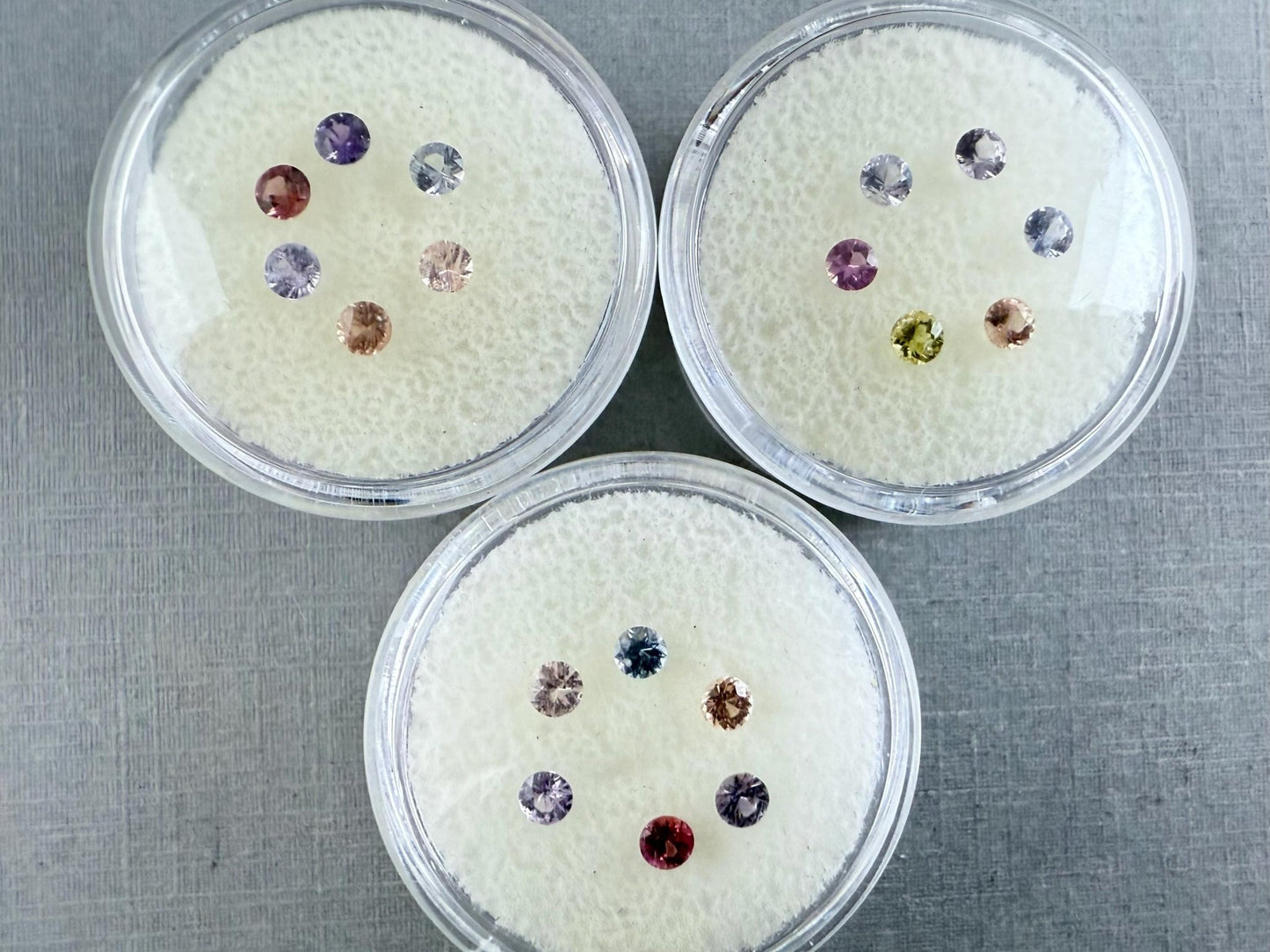 Umba Sapphire Faceted Lot | Top Quality 3mm Natural Gemstones | .75 carat | SF133 - Gem Enthusiast