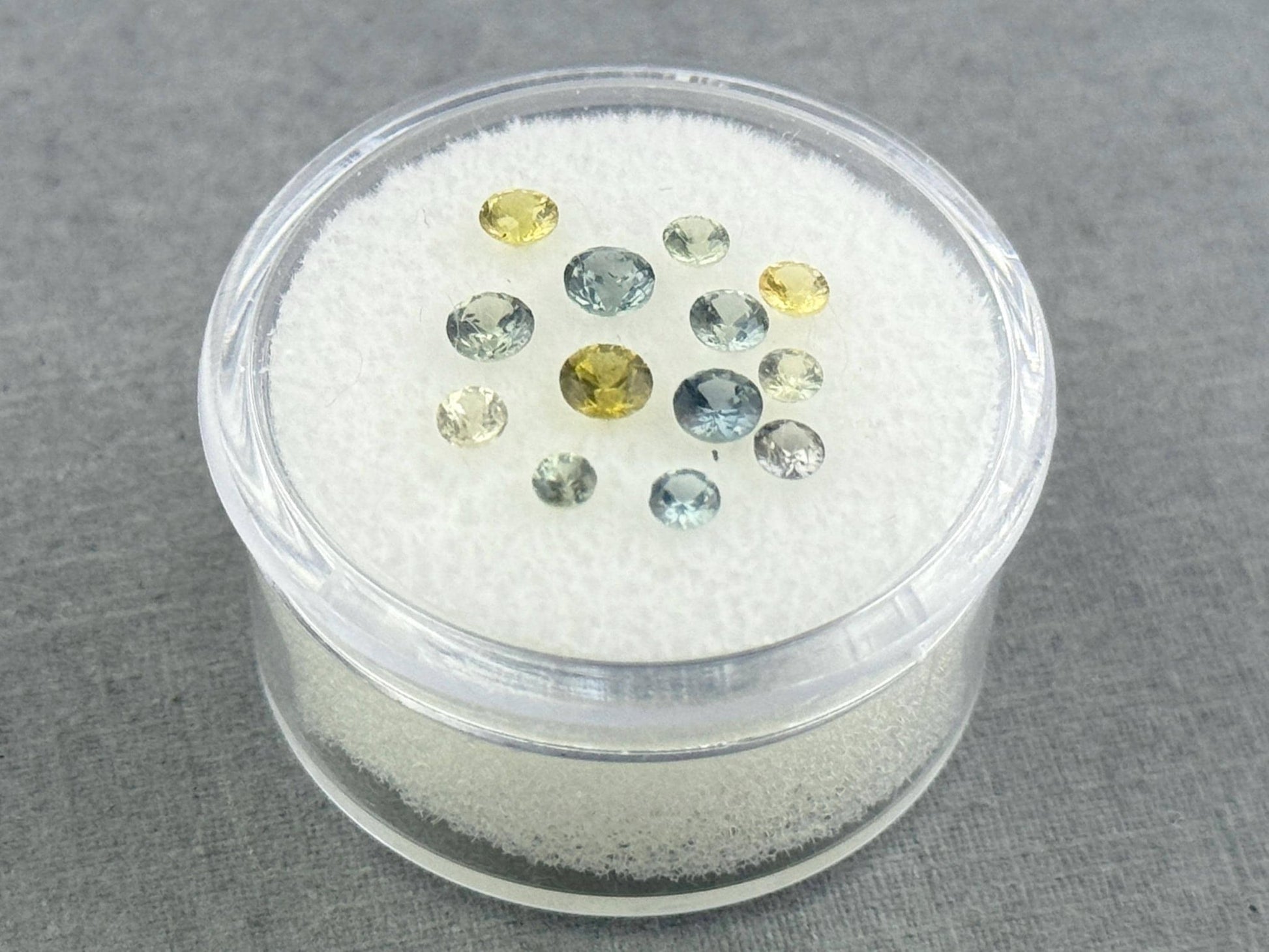 Yellow and Blue Sapphire Faceted Lot | 2.3mm to 3.3mm | Natural Gemstones | 1.56 carats | SF127 - Gem Enthusiast