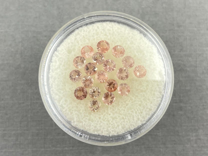 10 or 20 Stones - 3mm Oregon Sunstones Faceted Round Gemstones - Gem Enthusiast