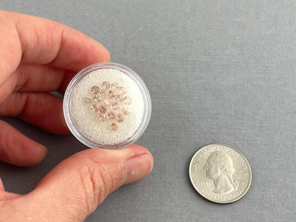 10 or 20 Stones - 3mm Oregon Sunstones Faceted Round Gemstones - Gem Enthusiast