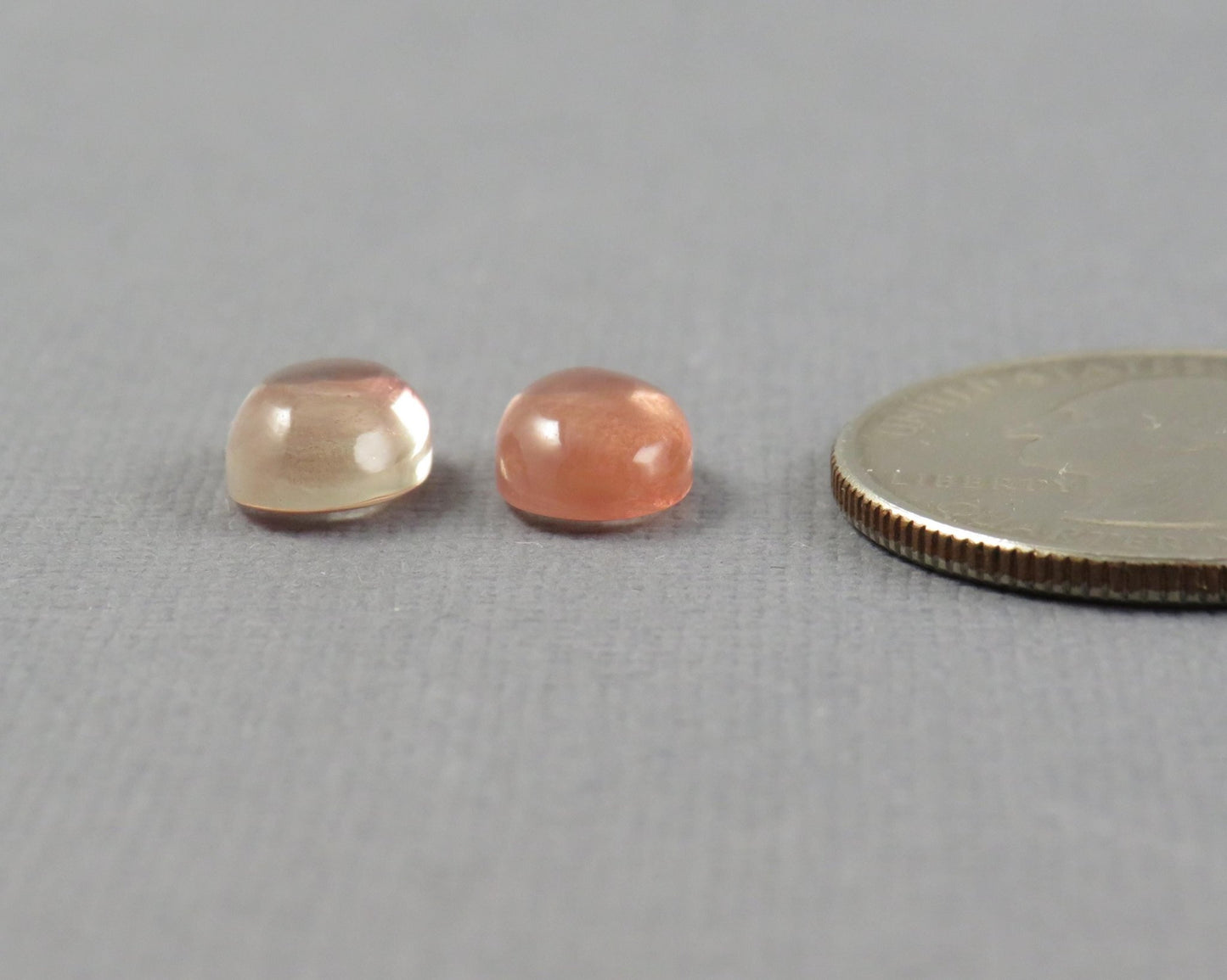 10x7 Oregon Sunstones Oval Cabochon Pair | Schiller | OSC351 - Gem Enthusiast