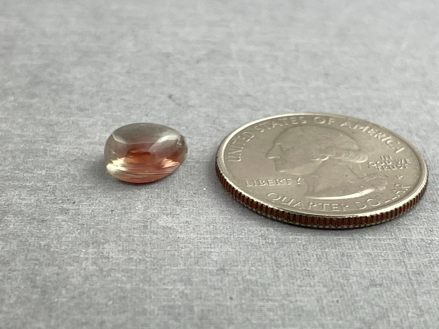 10x8 Oregon Sunstones Pear Cabochon | Beautiful Schiller | 3 carats | OSC293 - Oregon Sunstone - Gem Enthusiast