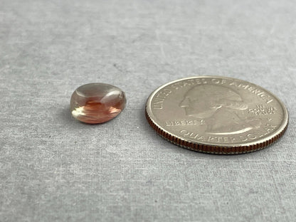 10x8 Oregon Sunstones Pear Cabochon | Beautiful Schiller | 3 carats | OSC293 - Oregon Sunstone - Gem Enthusiast
