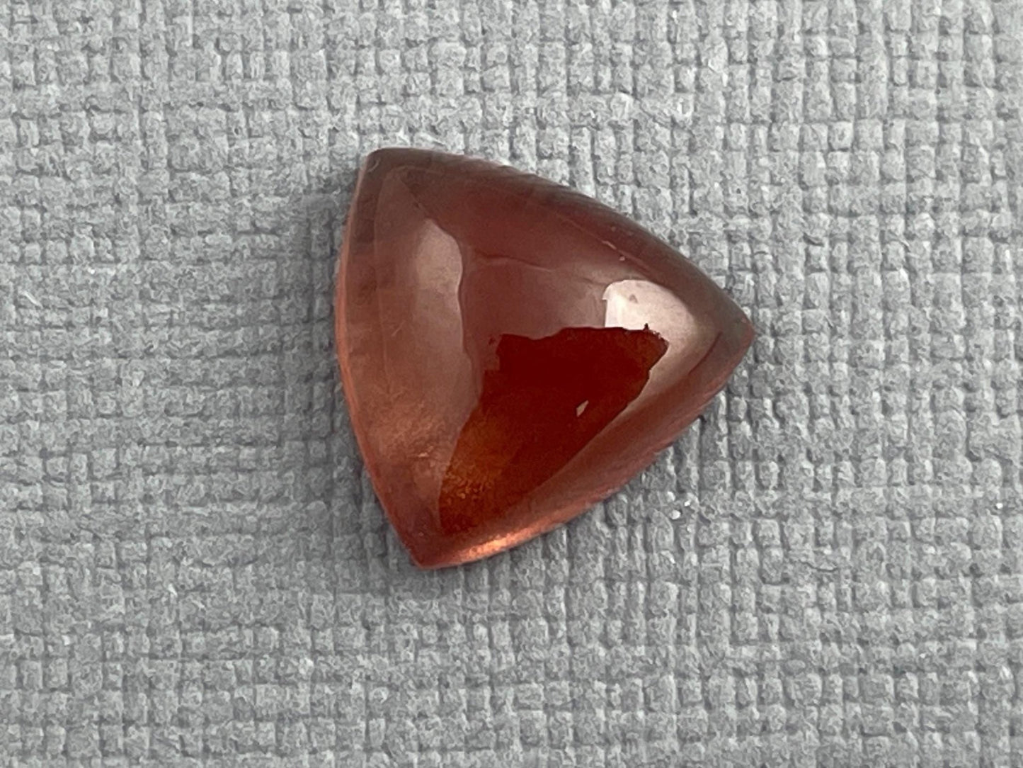 11mm Oregon Sunstone | Triangle Cabochon | Natural American Gemstone | OSC281 - Oregon Sunstone - Gem Enthusiast