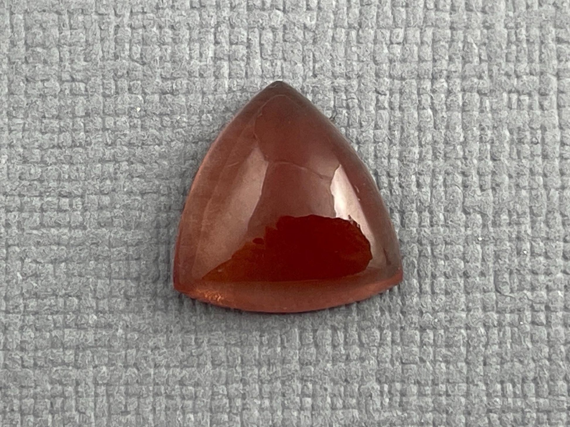 11mm Oregon Sunstone | Triangle Cabochon | Natural American Gemstone | OSC281 - Oregon Sunstone - Gem Enthusiast