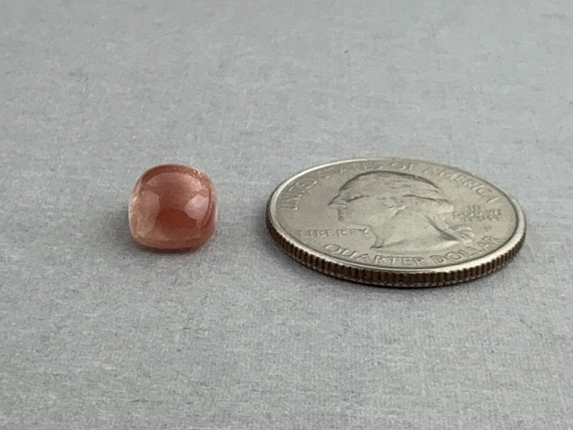 11x8 Oregon Sunstones Cushion Cabochon with Schiller | 4.23 carats | OSC321 - Gem Enthusiast