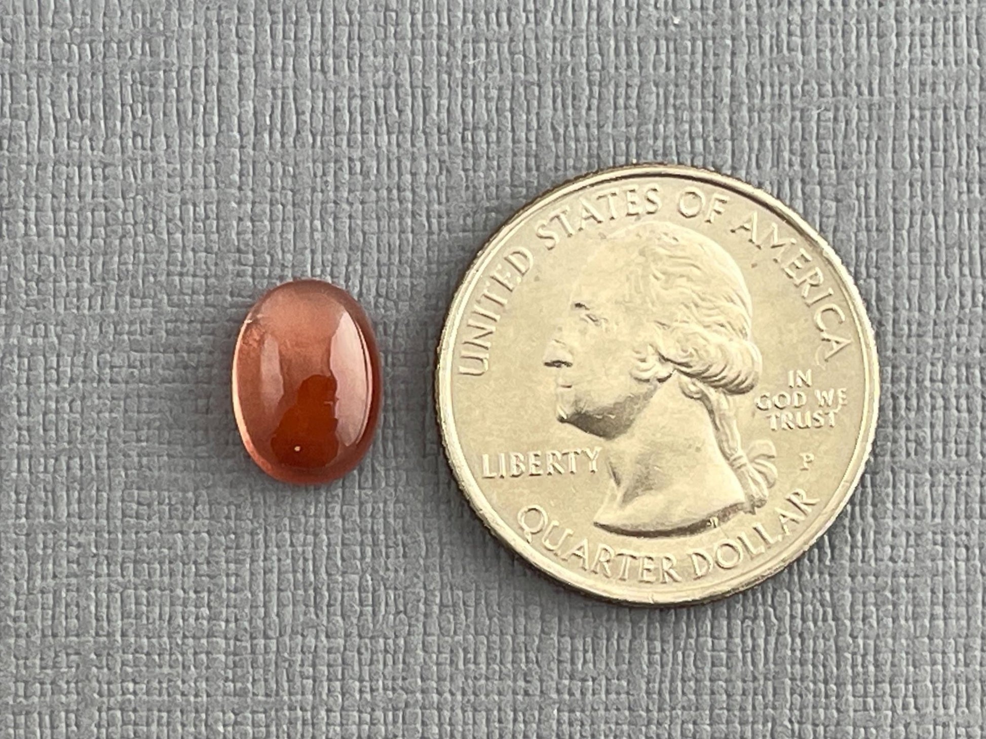 11x8 Red Oregon Sunstone Oval Cabochon | Schiller | 3.1 carats | OSC272 - Oregon Sunstone - Gem Enthusiast