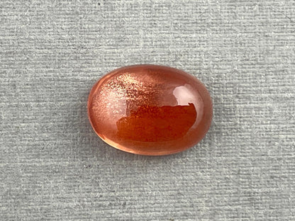 11x8 Red Oregon Sunstone Oval Cabochon | Schiller | 3.3 carats | OSC267 - Oregon Sunstone - Gem Enthusiast