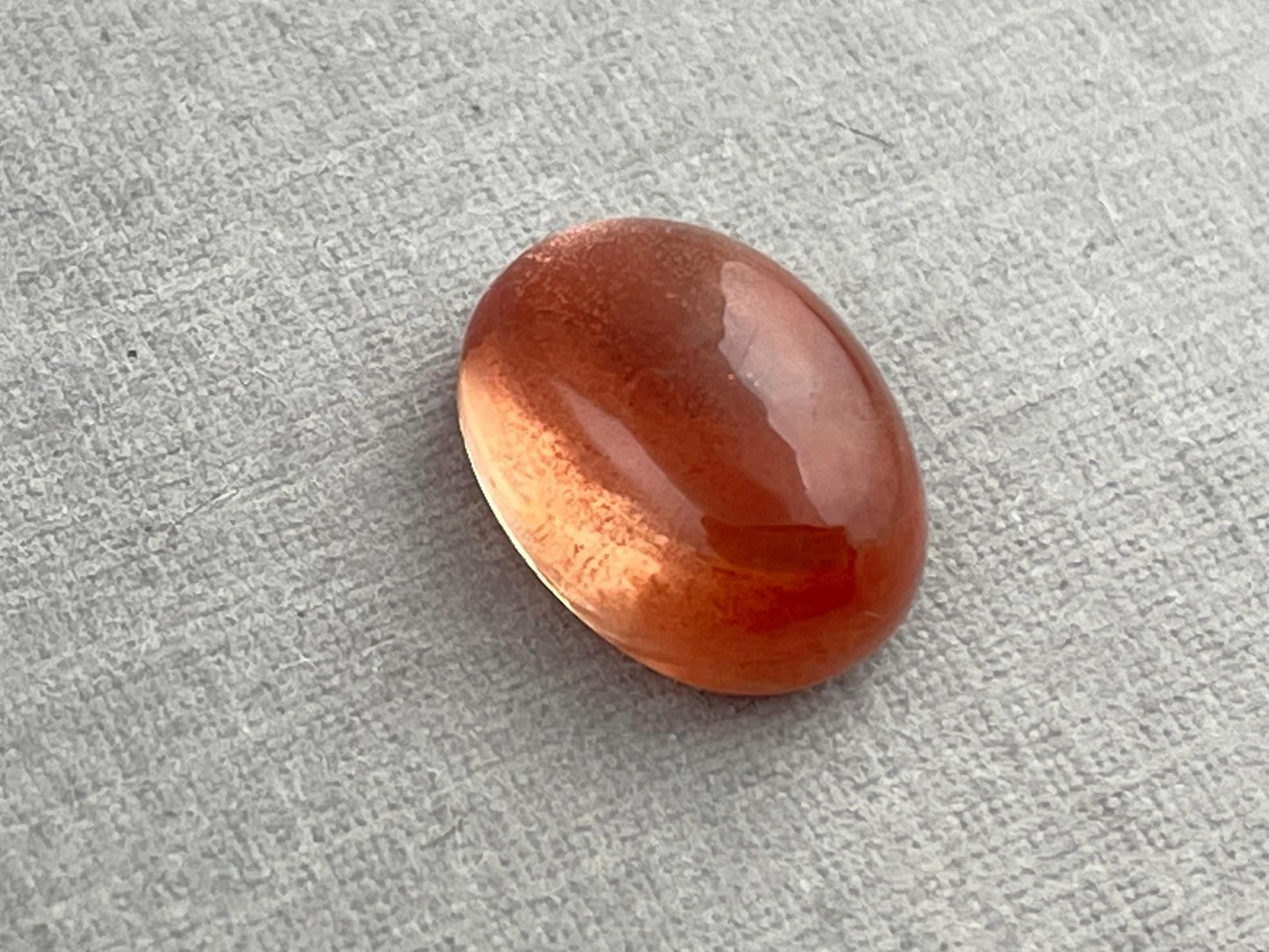 11x8 Red Oregon Sunstone Oval Cabochon | Schiller | 3.3 carats | OSC267 - Oregon Sunstone - Gem Enthusiast