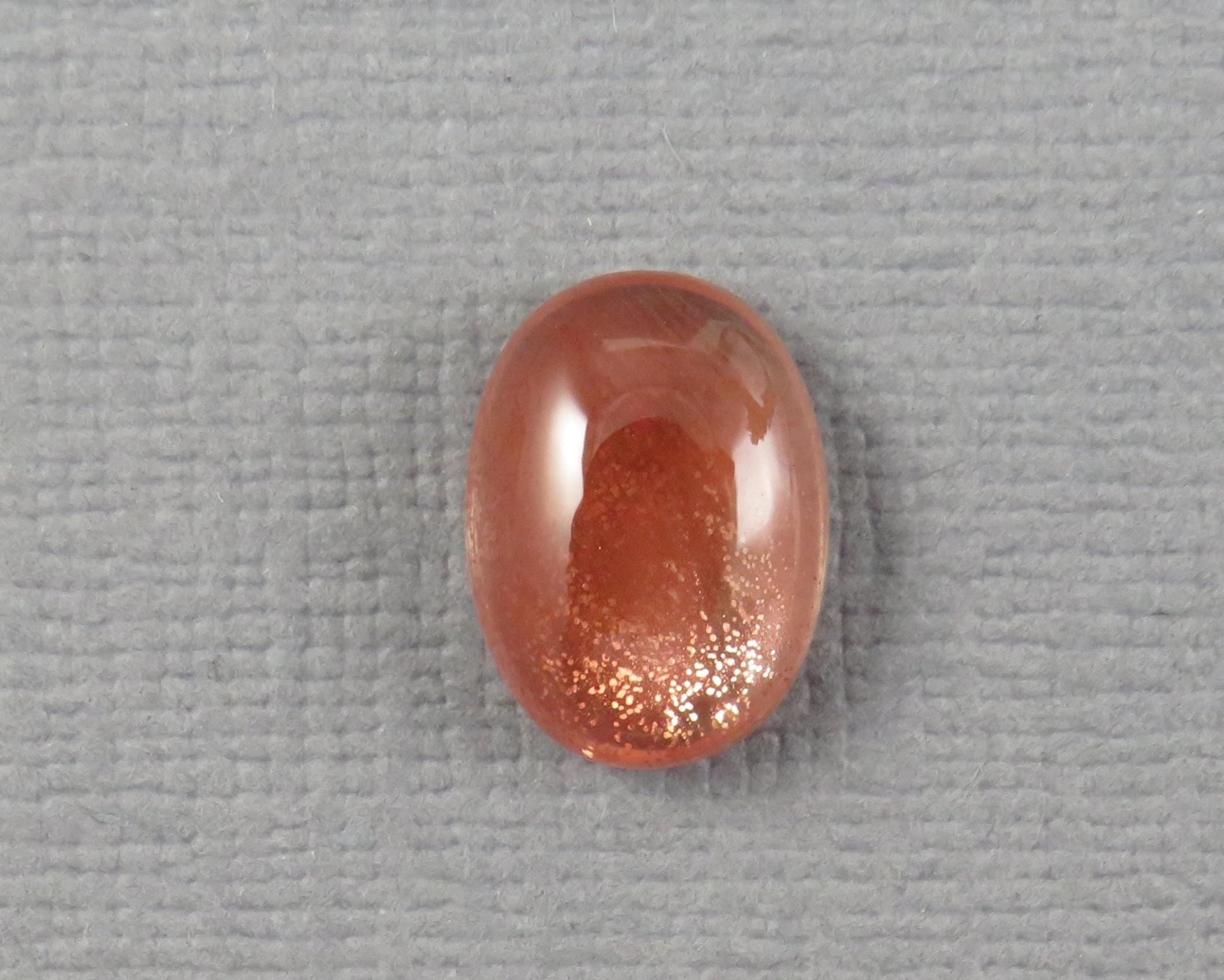 11x8mm Oregon Sunstone - Oval Cabochons | 11.2x8.2mm, 3.32ct | OSC302 - Gem Enthusiast