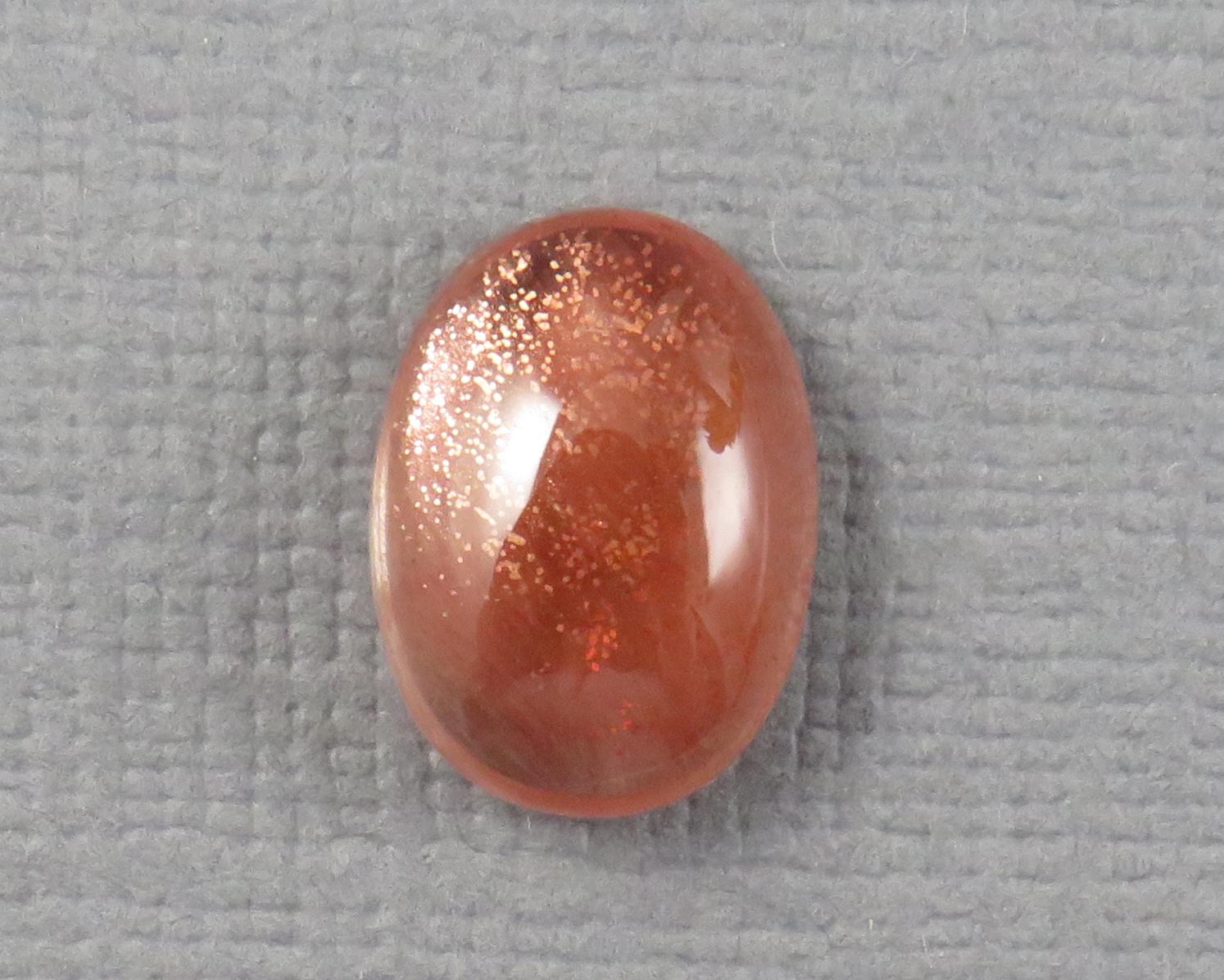 11x8mm Oregon Sunstone - Oval Cabochons | 11.2x8.2mm, 3.32ct | OSC302 - Gem Enthusiast