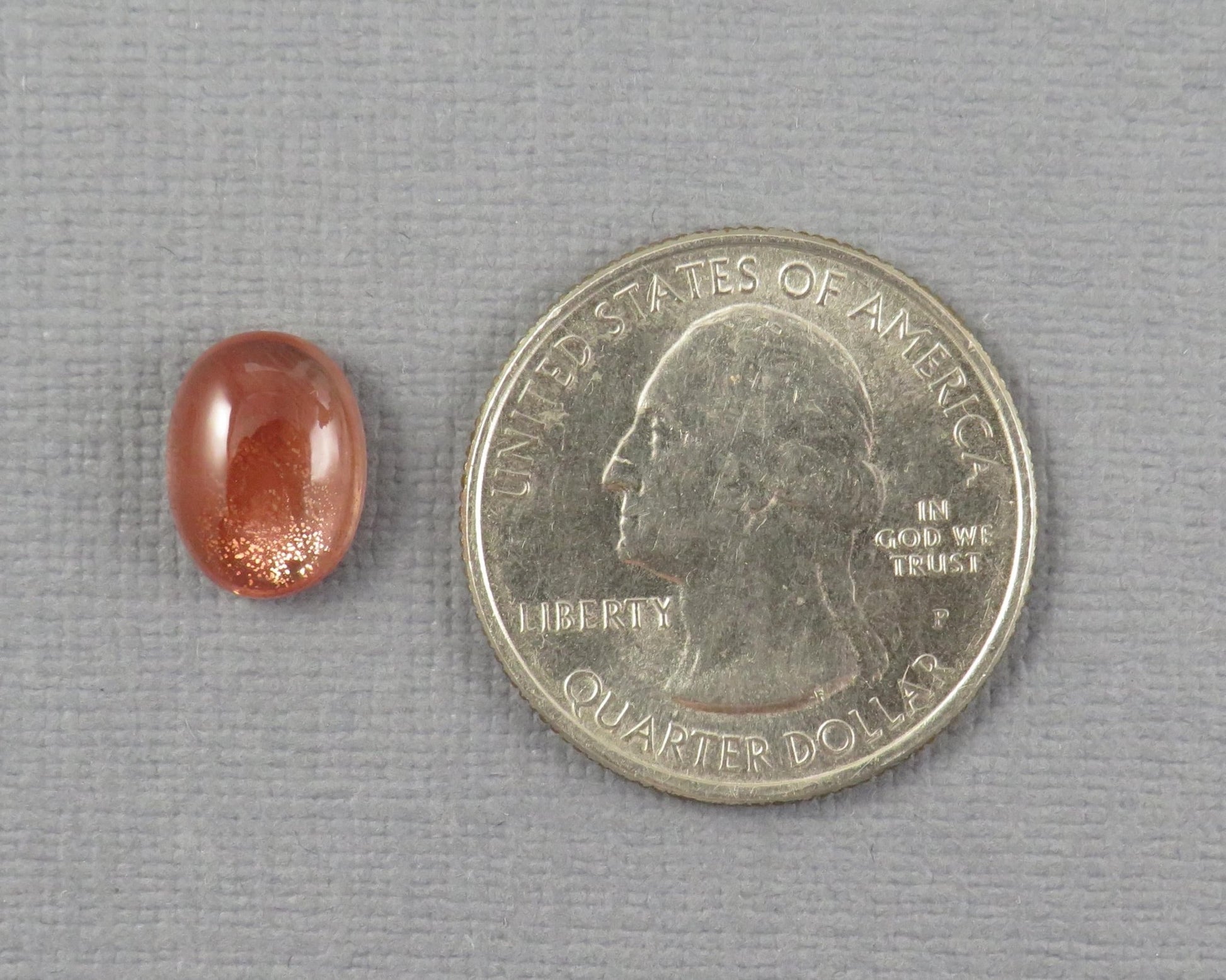 11x8mm Oregon Sunstone - Oval Cabochons | 11.2x8.2mm, 3.32ct | OSC302 - Gem Enthusiast