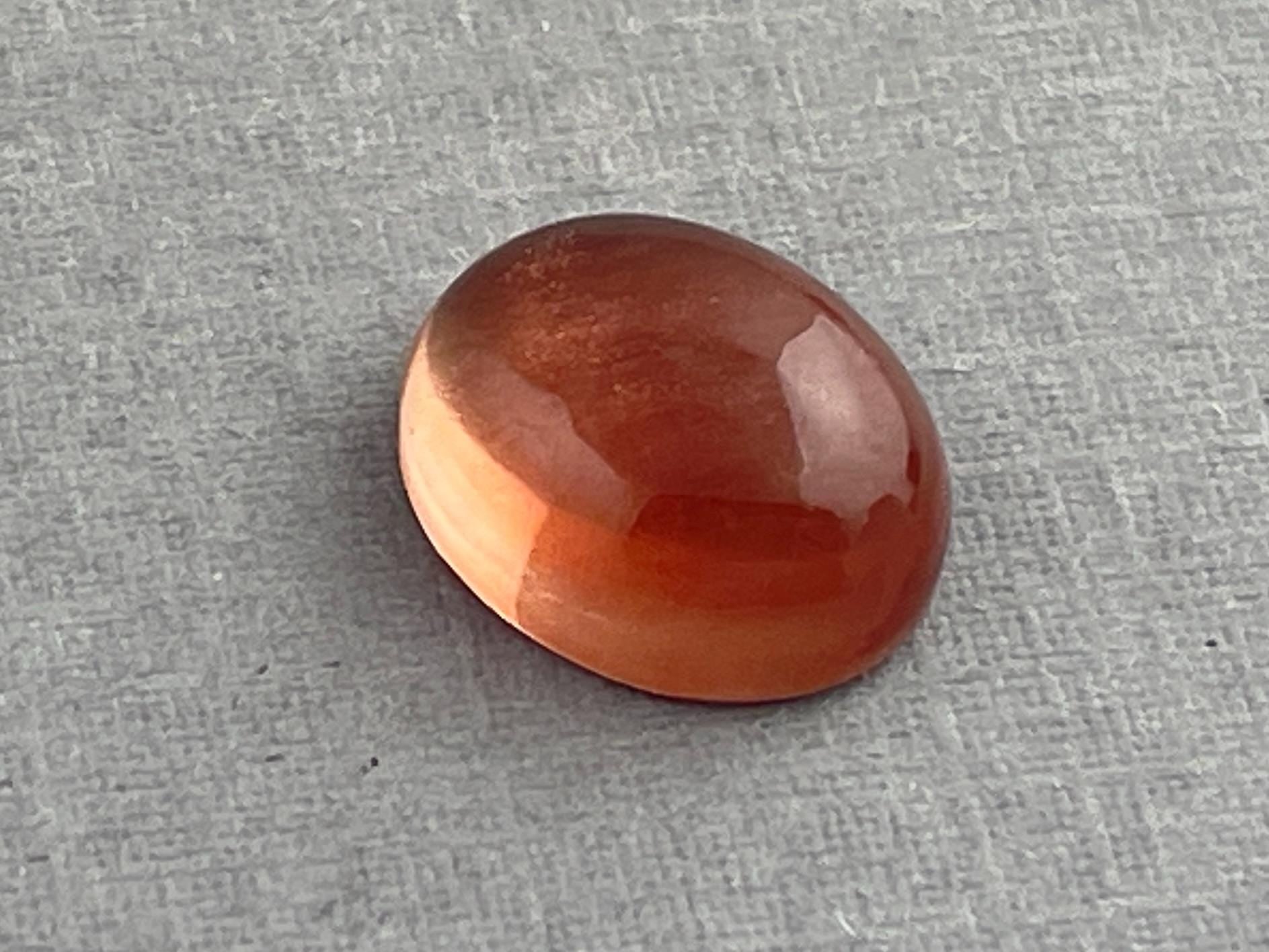 11x9 Oregon Sunstone Oval Cabochon | Schiller | 3.9 carats | OSC301 - Oregon Sunstone - Gem Enthusiast