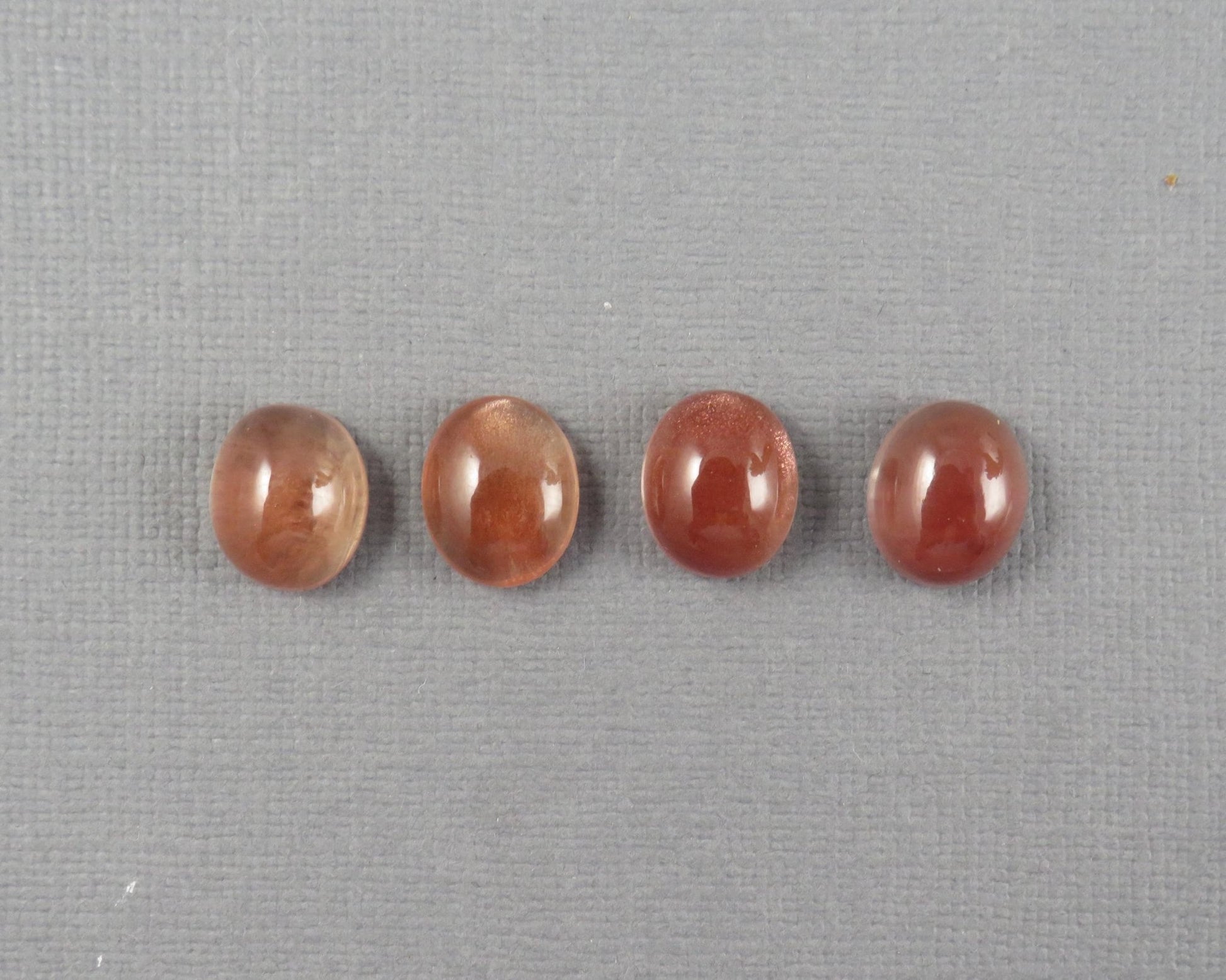 11x9 Oregon Sunstone Oval Cabochons | avg 4.38ct | Per Stone | Oregon USA | OSC356 - Gem Enthusiast
