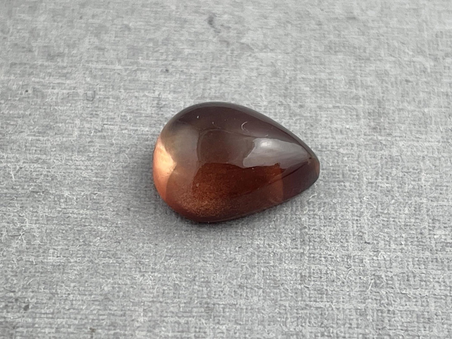 11x9 Oregon Sunstones Pear Cabochon | Beautiful Schiller! | 3.42 carats | OSC292 - Oregon Sunstone - Gem Enthusiast