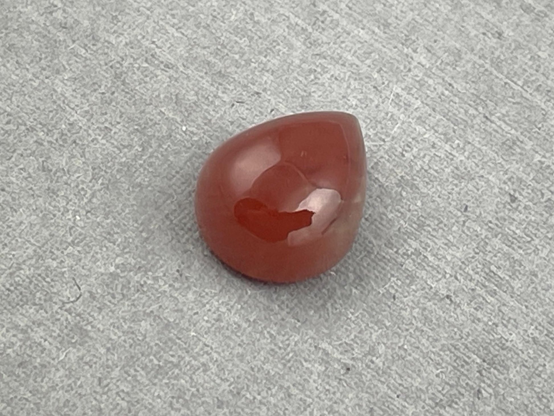 11x9 Oregon Sunstones Pear Cabochon | Beautiful Schiller! | 3.83 carats | OSC289 - Oregon Sunstone - Gem Enthusiast