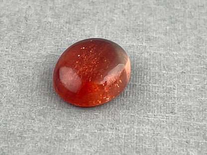 11x9 Red Oregon Sunstone Oval Cabochon | Schiller | 3.5 carats | OSC283 - Oregon Sunstone - Gem Enthusiast